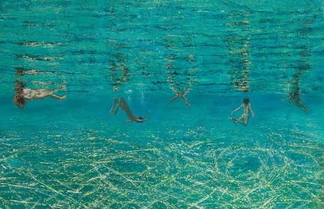 Artwork Title: Underwater swimmers I