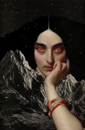 Artwork Title: After Portrait of Clementine (Mrs Alphonse) Karr by Henri Lehman