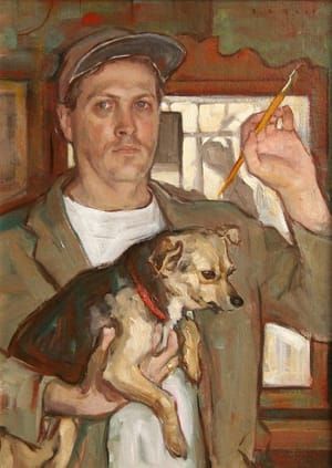 Artwork Title: Self Portrait with Alice