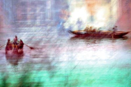Artwork Title: Monet En Barque