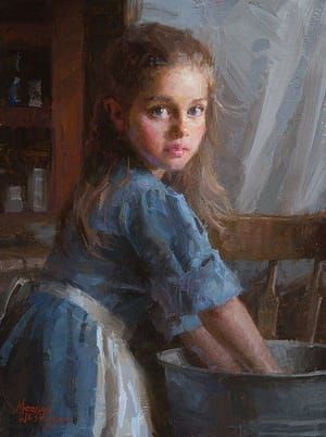 Artwork Title: Laundry Girl