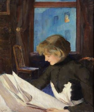 Artwork Title: Newspaper Reading