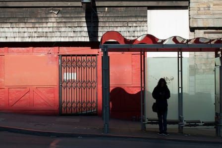 Artwork Title: Bus Stop Geary Street SF