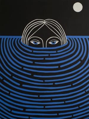 Artwork Title: Lunar Water Watcher