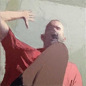 Artwork Title: Frightened Of His Own Reflection