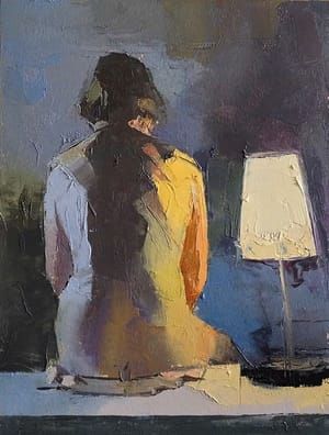 Artwork Title: Bonnie by Lamp