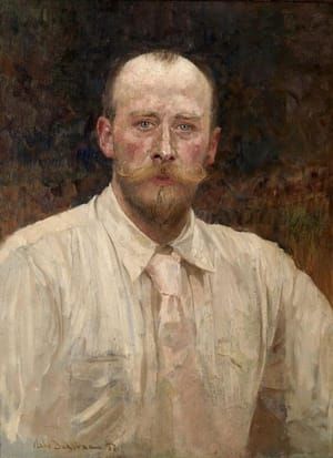 Artwork Title: Self Portrait in White Shirt