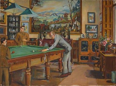 Artwork Title: Billiard Room, Thoresby Hall