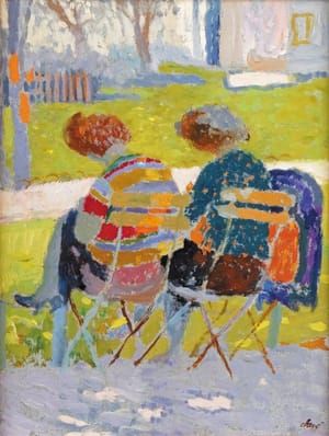 Artwork Title: In the Public Garden