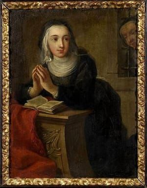 Artwork Title: Kneeling Nun, Recto