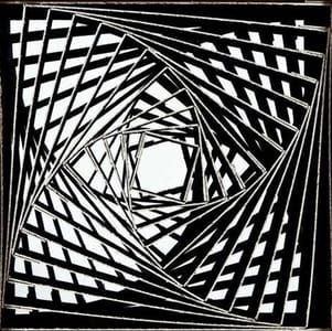 Artwork Title: Struttura doppia a quadrati ruotati
