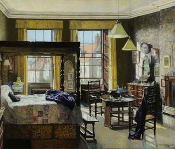 Artwork Title: Bedroom, Bar House, Beverley, East Riding of Yorkshire
