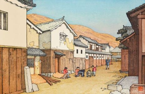 Artwork Title: Village in Harima