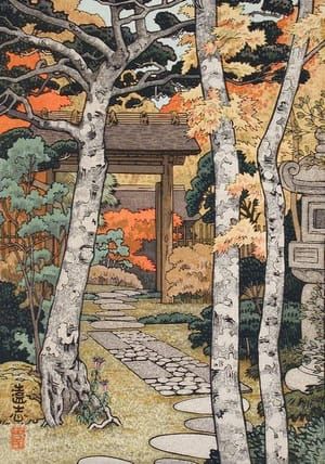 Artwork Title: Hakone Sacred Grounds: Sangetsu-an