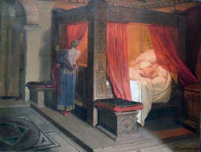 Artwork Title: The Death of Galeswintha