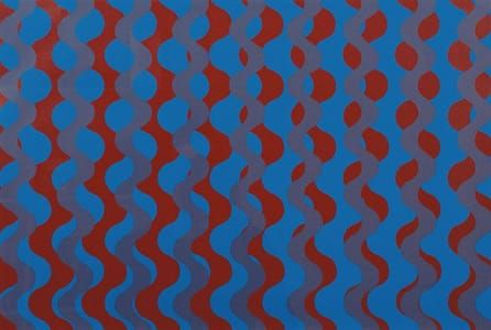 Artwork Title: Blue Grey Brown Wave