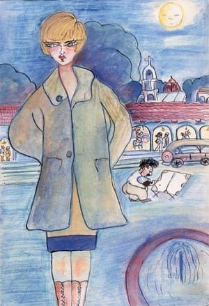 Artwork Title: Self-portrait with Antonio Garduño in the town of Martínez de la Torre, Veracruz