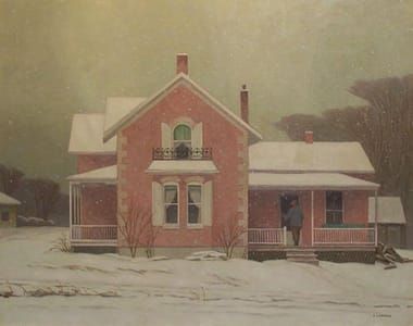 Artwork Title: Village House St. George