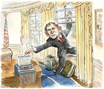Artwork Title: Bush's Final Fuck You