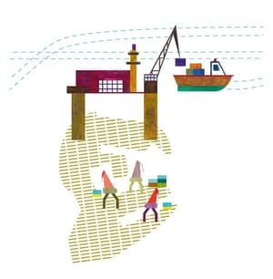 Artwork Title: Port Map detail 2