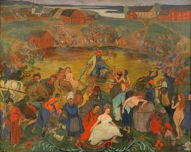 Artwork Title: Bachi sjö (The Sea of Bacchus)