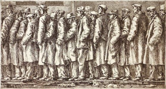 Artwork Title: Bread Line - No One Has Starved