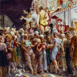 Artwork Title: Wonderland Circus, Sideshow Coney Island