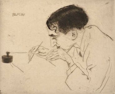 Artwork Title: Jules Pascin drawing