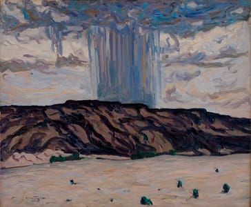 Artwork Title: Cloudburst at Black Mesa, New Mexico