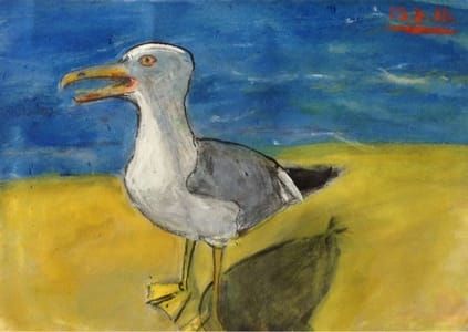 Artwork Title: Yellow-legged Gull