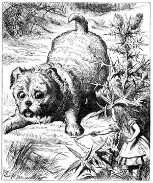 Artwork Title: Alice and the Puppy