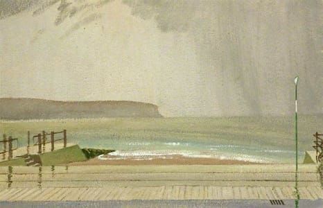 Artwork Title: The Sea in January, Swanage, Dorset