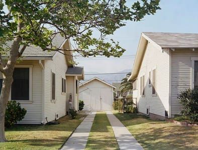 Artwork Title: California Dwelling: Untitled (White Garage)