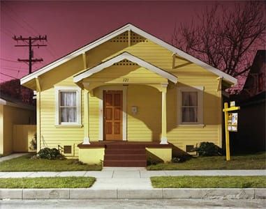 Artwork Title: California Dwelling: Untitled (Illuminated Doorbell)