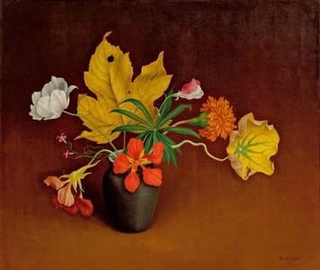 Artwork Title: Herbststrauß (Autumn Bouquet)