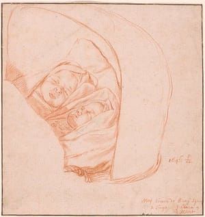 Artwork Title: The Twins Clara and Albert de Bray