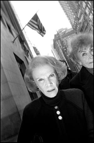 Artwork Title: Woman walking on Fifth Avenue, NYC