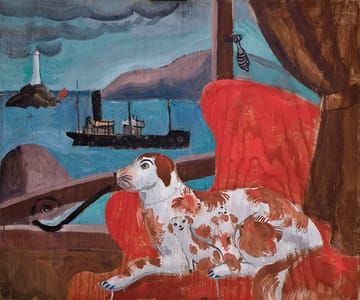 Artwork Title: China Dogs in a St Ives Window