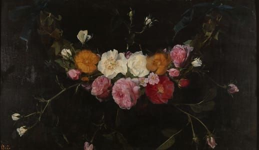 Artwork Title: Guirnalda De Rosas