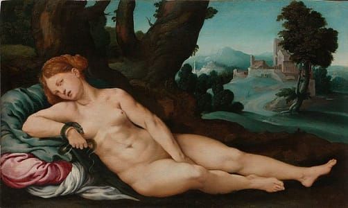 Artwork Title: The Dying Cleopatra