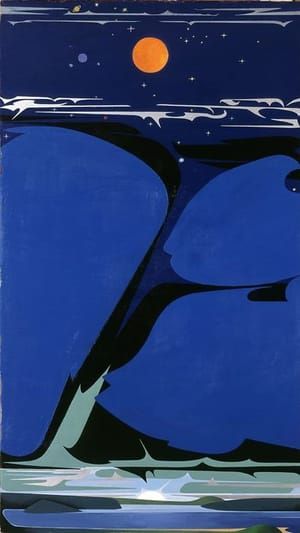 Artwork Title: Night and Day (Dawn Firth Series): Oran Mor Test Panel