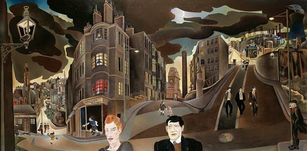 Artwork Title: Cowcaddens Streetscape in the Fifties
