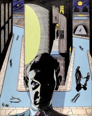 Artwork Title: Self Portrait, Night Street