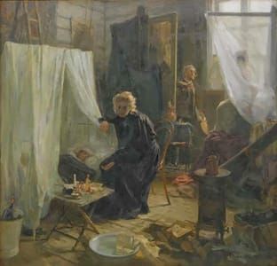 Artwork Title: In the Studio