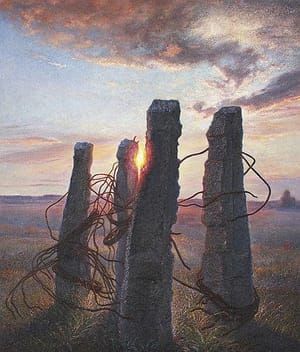 Artwork Title: Sunset (Traces of Civilization)