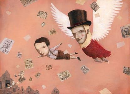 Artwork Title: Illustration from Bruno, Il Bambino che Imparò a Volare