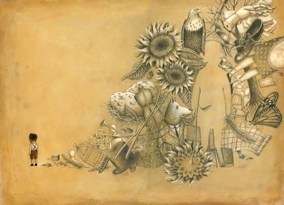 Artwork Title: Illustration from Bruno, Il Bambino che Imparò a Volare