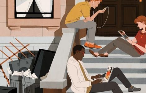 Artwork Title: For Millennials, the End of the TV Viewing Party