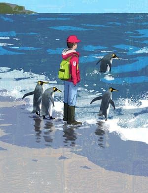 Artwork Title: Seals, Whales and Penguins
