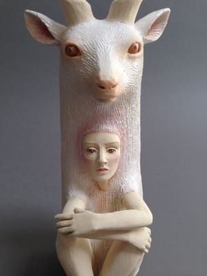 Artwork Title: Habitats Collide: Markhor